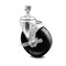 Service Caster 5 Inch Phenolic Wheel Swivel 12mm Threaded Stem Caster with Brake SCC SCC-TS20S514-PHR-TLB-M1215 - alternate 1